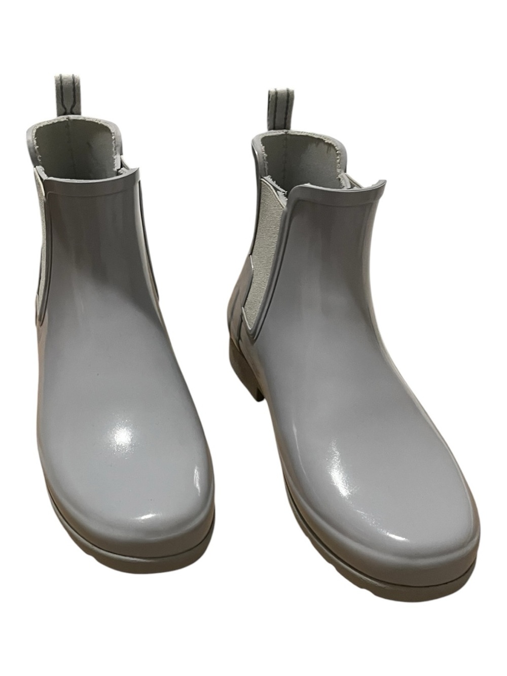 Hunter Light Gray Chelsea Boots Size 10 rain outdoors